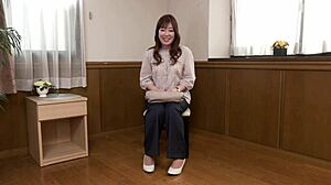 First Time Married Woman Satomi Someya Gets Creampie