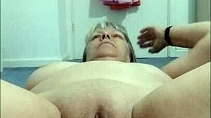 being a naughty girl at mummies house, masturbating to orgasm