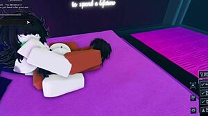 horny slut gets dicked down by big black king roblox