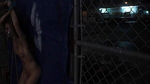 Outdoor public rough bondage