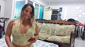 Hot Latina performer in webcam show