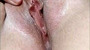 being a naughty girl at mummies house, masturbating to orgasm