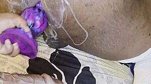 abw fucks shit outta husband with anal toys and cum covered humiliation