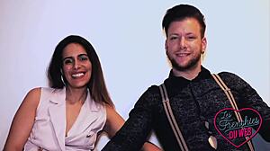 joy magnifique brune gets her ass fucked in lingerie