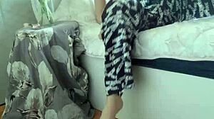 Cute Ebony Student Elza Commands Nylon Tights Ass Worship Fetish Action!