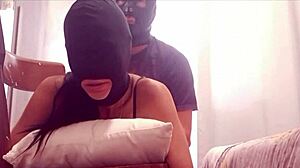 chairtied, hooded, and ballgagged, i take a big one on all my holes in this preview