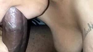 Mimi sucks my big black cock so hard and deep!