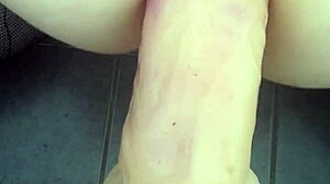 Dildo stretching ass.