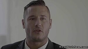 Does the student seduce the teacher before he fucks her?