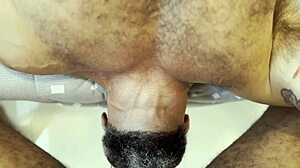 Intense Ass Eating of Mineiro Making Him Bitch on Cock Head