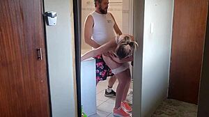 fucking my neighbours cheating wife in the gym