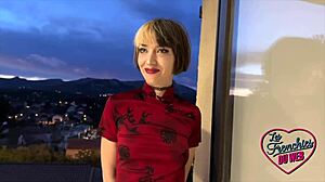 18+ शरारती जवां लड़की दो मर्दों से डबल पेनेट्रेशन चाहती