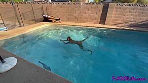 poolside blowjob in 4k from my pov