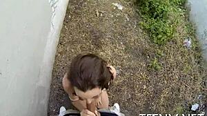 Filling Legal Age Teen 18+Ager Scarlett Sawyer Mouth With Goo