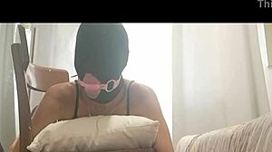 chairtied, hooded, and ballgagged, i take a big one on all my holes in this preview