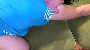 stepmom in homemade panties bent down and got a dick in anal