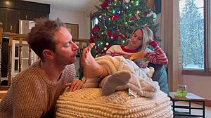 Santas obsession with licking feet and sucking toes during christmas