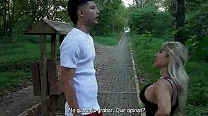 Naty Delgado Engages In Public Sex With Stranger, Receives Facial Cum Unnoticed