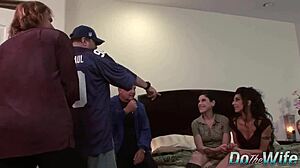 Lesbian Watches Her Wife Get Fucked by a Porn Stud