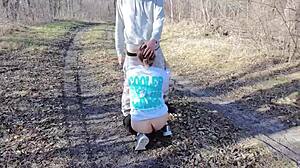 Curvy Babe Fucked in Public Shower and Camp