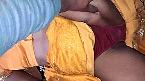 Jeth fucked desi bhabhi's smooth pussy all night long