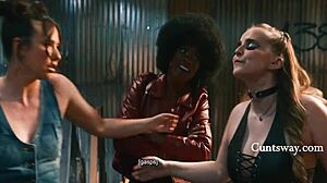 Serene Siren Steers Tides of Desire with Lesbian Gangbang and Scissoring