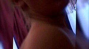 luba receives facial after intense ass play