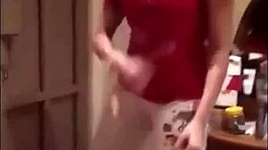 indian girl performs dance with friends in private.