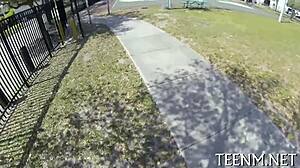 Filling Legal Age Teen 18+Ager Scarlett Sawyer Mouth With Goo