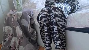 Cute Ebony Student Elza Commands Nylon Tights Ass Worship Fetish Action!