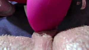 big clit orgasm closeup view