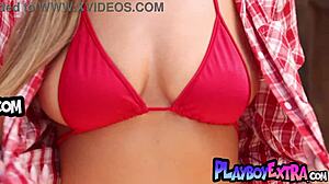 Blake Blossom Excites with Big Boob Flashes in Passionate Cowgirl