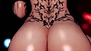 Trans Girl Rides Dildo in VR and Cums?