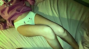 Caught stepsister masturbating nightly