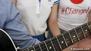 Jessica lincoln and sofy soul make love with anal fucking and creampie?