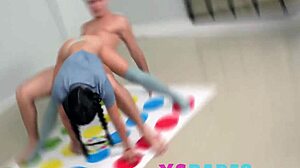 Strip twister with petite 18+ teen 18+ie