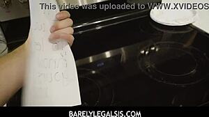 Homeschooled 18yo Eliza Eves Meets Her First Real Cock