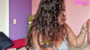 Brunette Latina Feels Excited Experimenting With Sex Toys From Sex Import