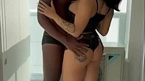 Brazilian latina with big ass and tits gets her pussy drilled by monster cock