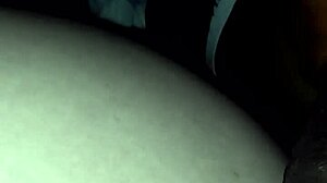 Wet White Pussy Engulfs Big Black Cock