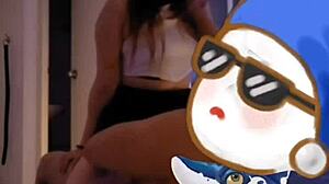 Olga Aoki Screams During Double Penetration