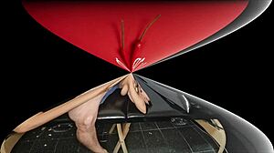 Massage turns into anal creampie with big clit