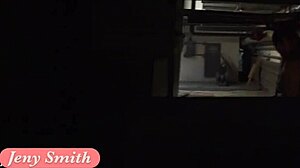 Naked Jeny Smith Is Hiding And Sneaking In The Lost Corridors