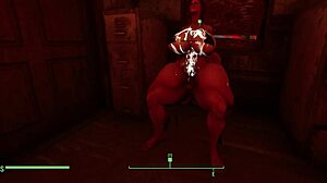 European redhead with big ass and tits rides passionately in intense scene