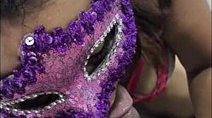 In a first casting session, a horny Latina MILF explores her desires with amateurs in anal play.