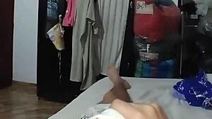 latina sucks neighbor's monster cock while recorded, hoping husband stays unaware