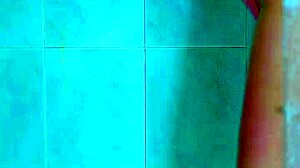 College girls shower time wet pink thong reveal