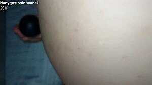 brazilian latina cums quick when i pound her ass hard