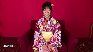 chiharus jav kimono blowjob turns into hot fuck