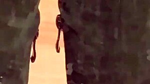 Elza Kom worships ass in sexy nylon, getting dominated with big cock!